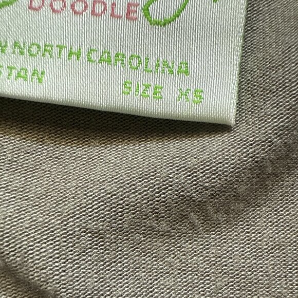 Lolly Wolly Doodle Mom and Me Dress Gray and Mustard XS - Picture 3 of 8